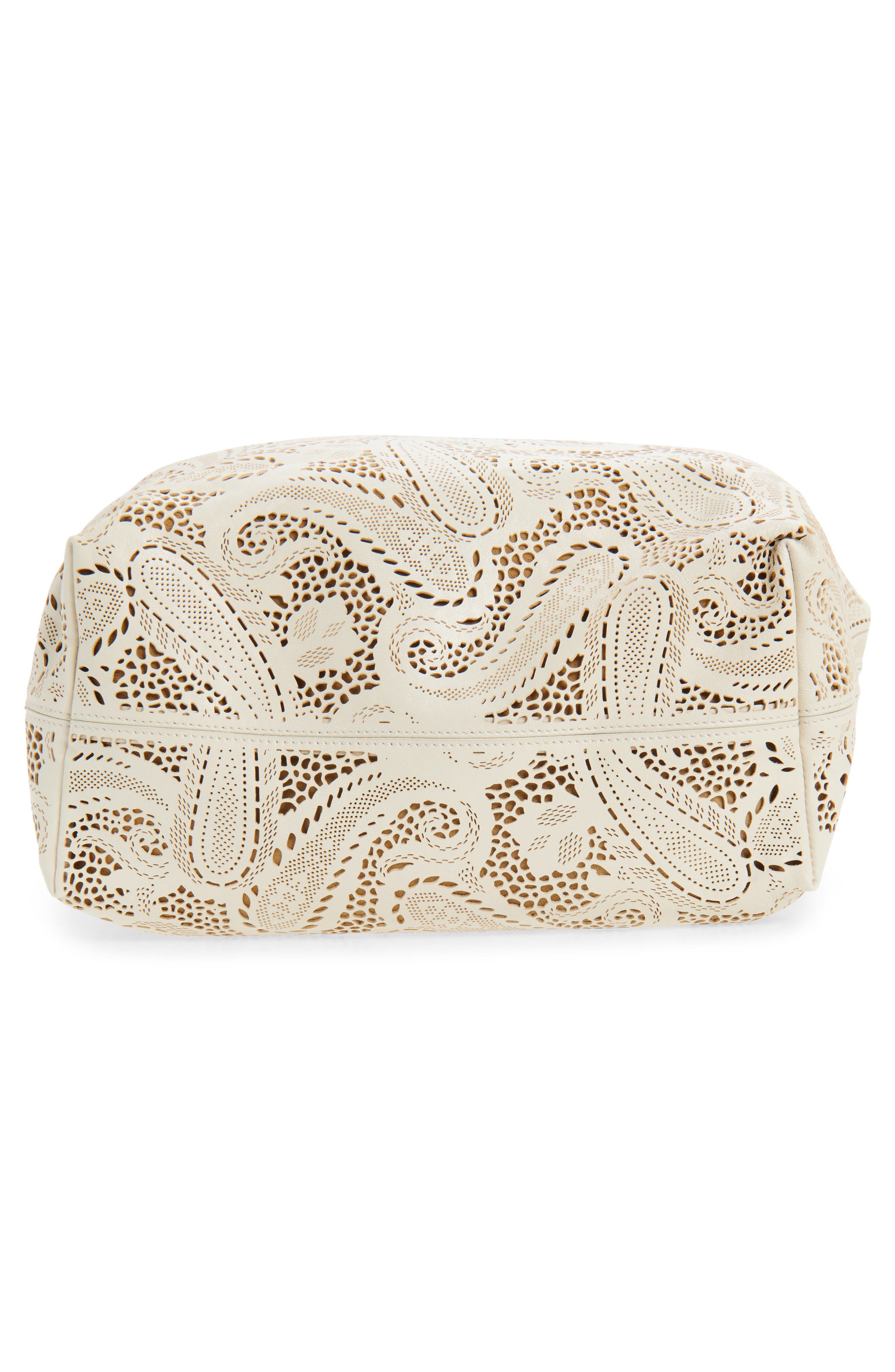 Burberry Large Bridle Leather Hobo Bag, Alternate, color, Soap