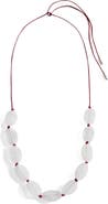 MANGO Stone Beaded Cord Necklace