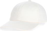 Favorite Daughter Cotton Twill Leather Strap Baseball Cap