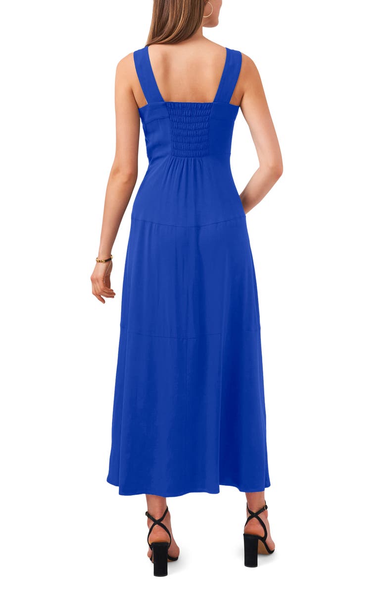 Vince Camuto Tiered Sleeveless Maxi Dress, Alternate, color, Cobalt