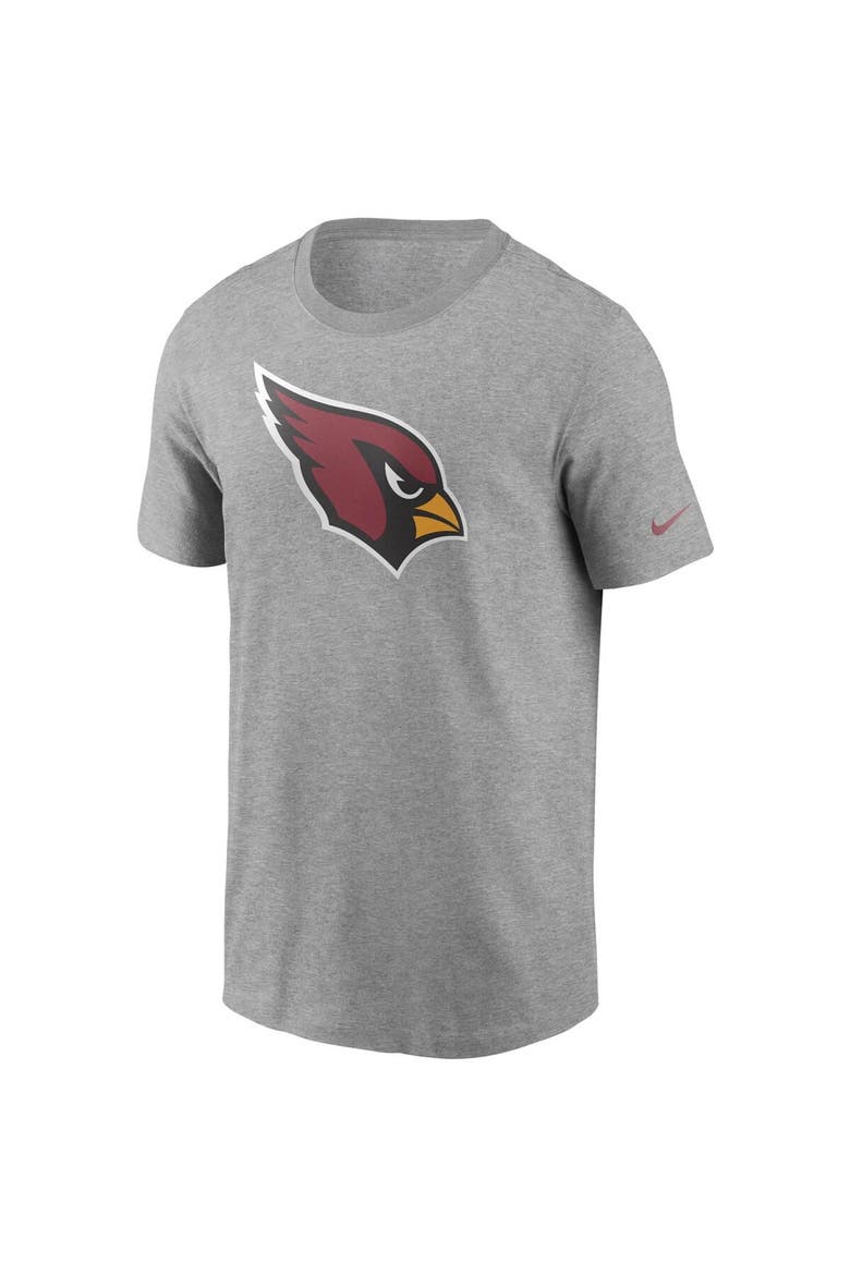Men's Nike Heathered Gray Arizona Cardinals Primary Logo T-Shirt, Alternate, color, Heather Gray