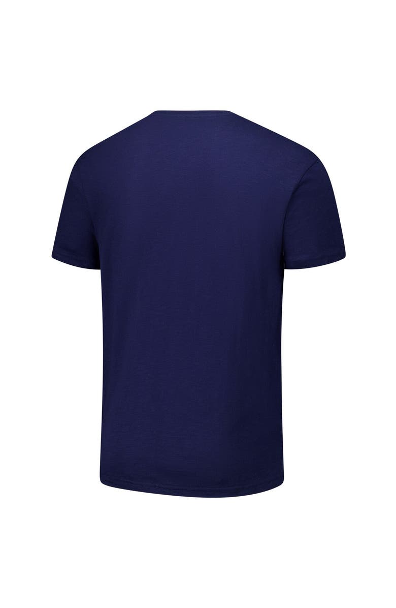 Mitchell & Ness Men's Mitchell & Ness Navy Dallas Mavericks Hardwood Classics Felt Applique Slub T-Shirt, Alternate, color, Navy