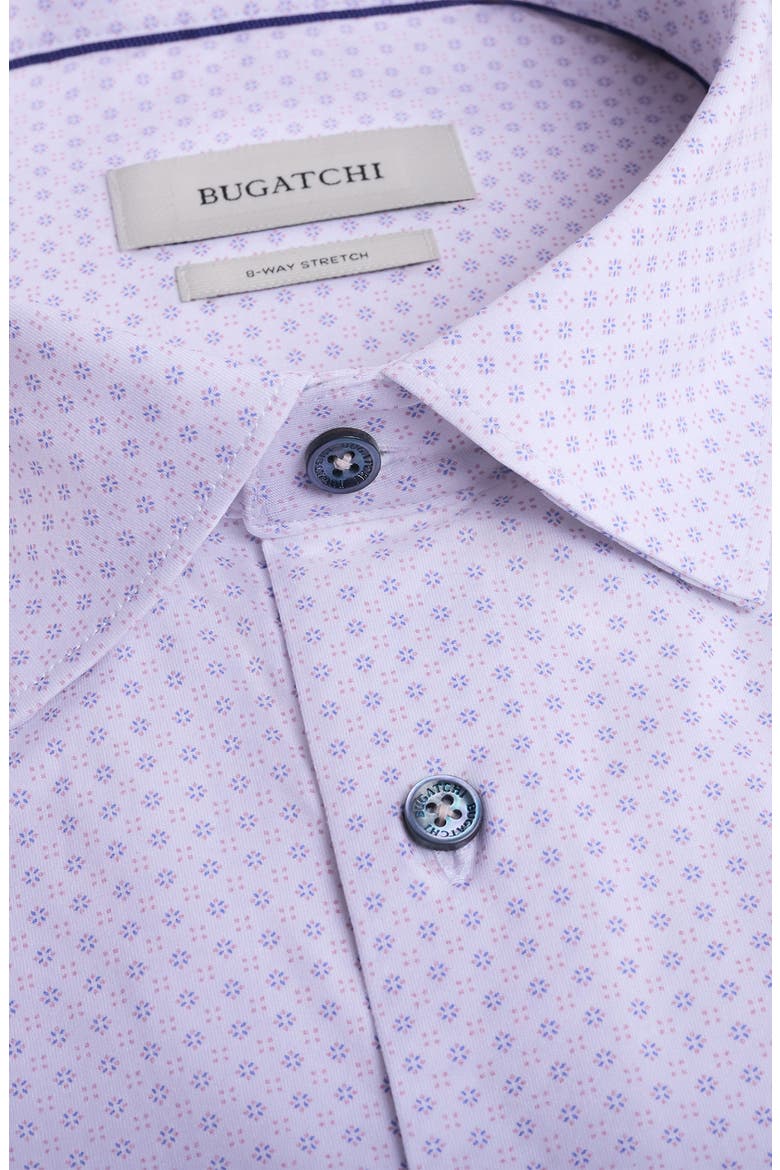 James OoohCotton® Geometric Print Button-Up Shirt, Alternate, color, PINK