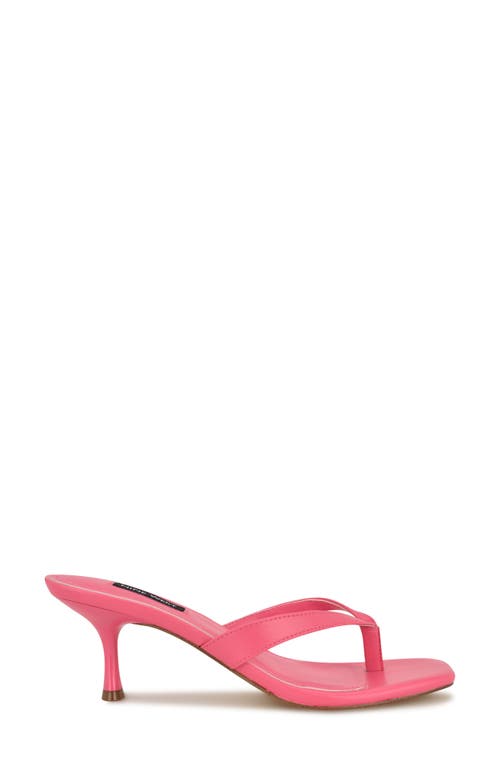 Shop Nine West Andela Flip Flop In Medium Pink