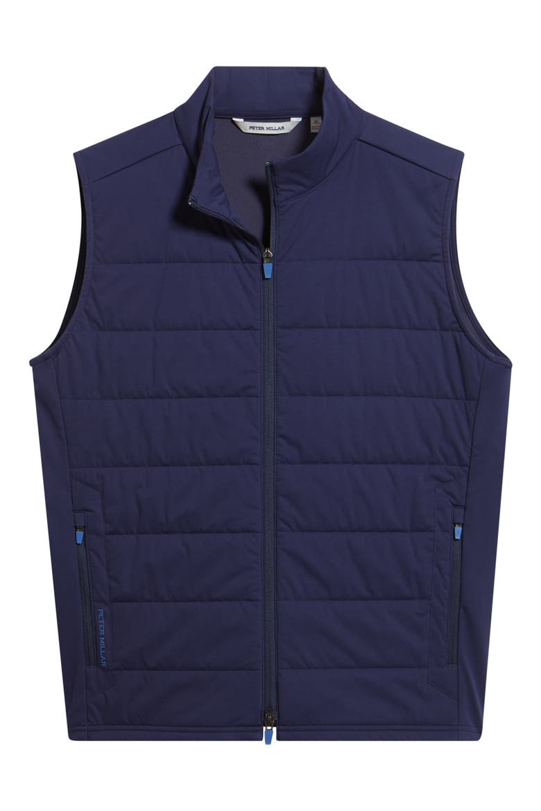 Fuse Water Resistant Recycled Polyester Hybrid Vest, Alternate, color, NAVY