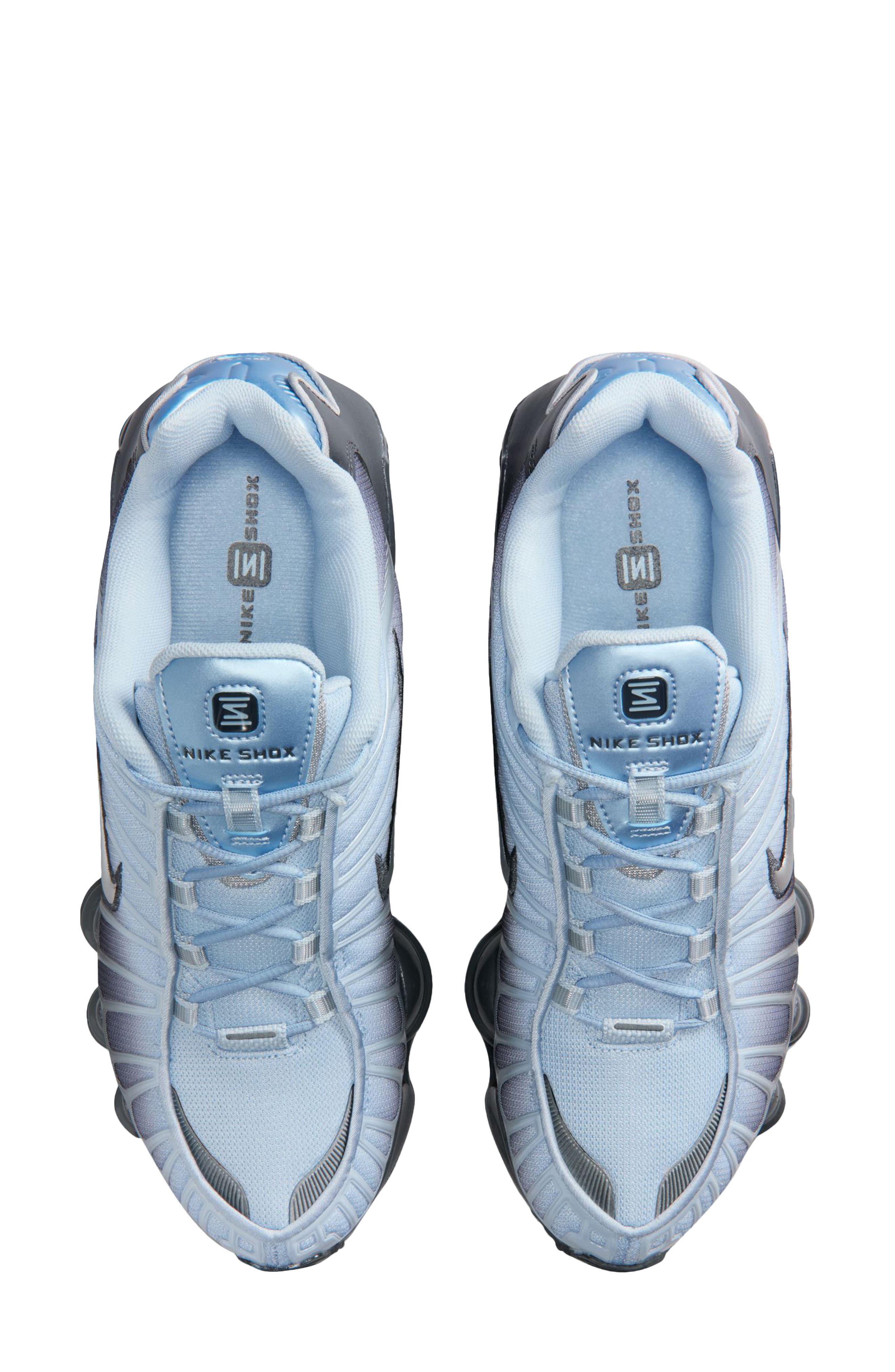 Nike Shox TL Sneaker, Alternate, color, Anthracite/ Silver/ Light Blue