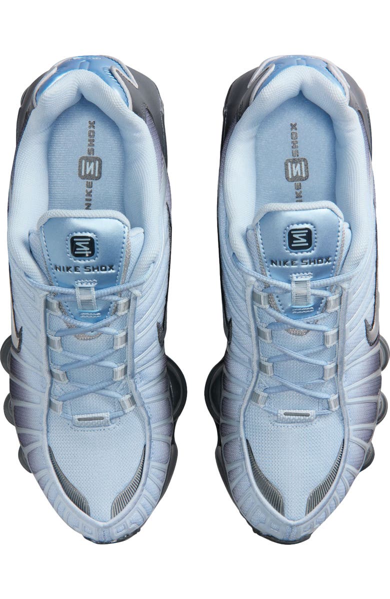 Nike Shox TL Sneaker, Alternate, color, Anthracite/ Silver/ Light Blue
