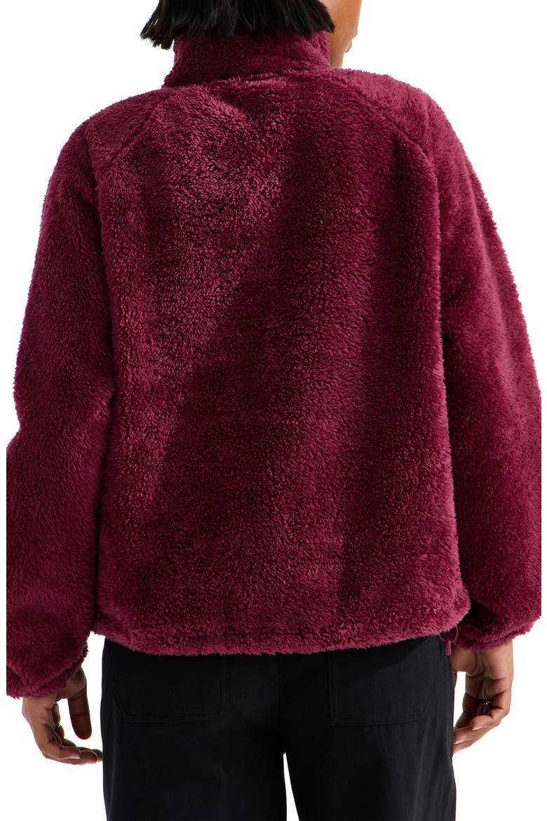Osito Evolve Quarter Zip Fleece Jacket, Alternate, color, BURGUNDY CRUSH