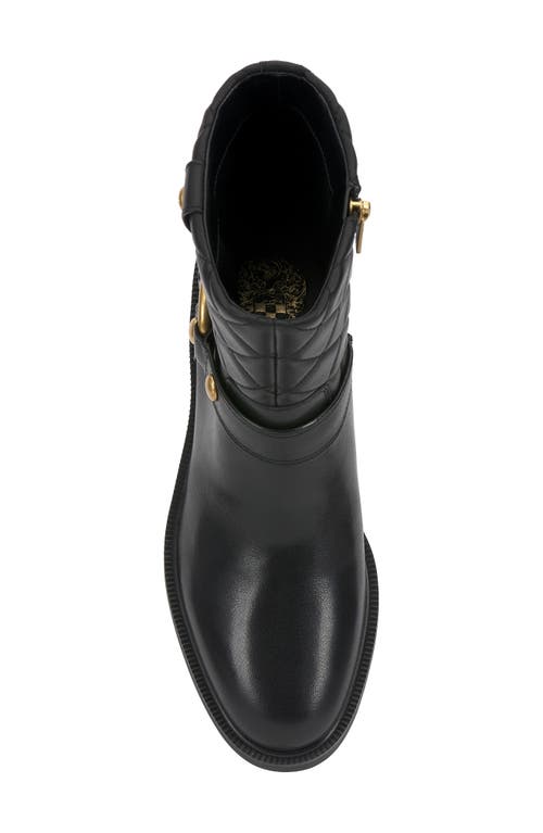 Vince Camuto Amais Quilted Moto Boot In Black