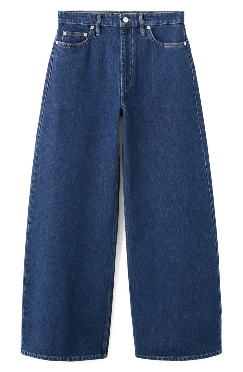 MANGO Wide Leg Jeans, Alternate, color, Blue