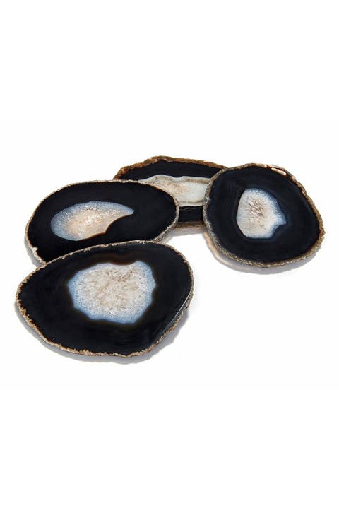 Pedra Set of 4 Agate Coasters