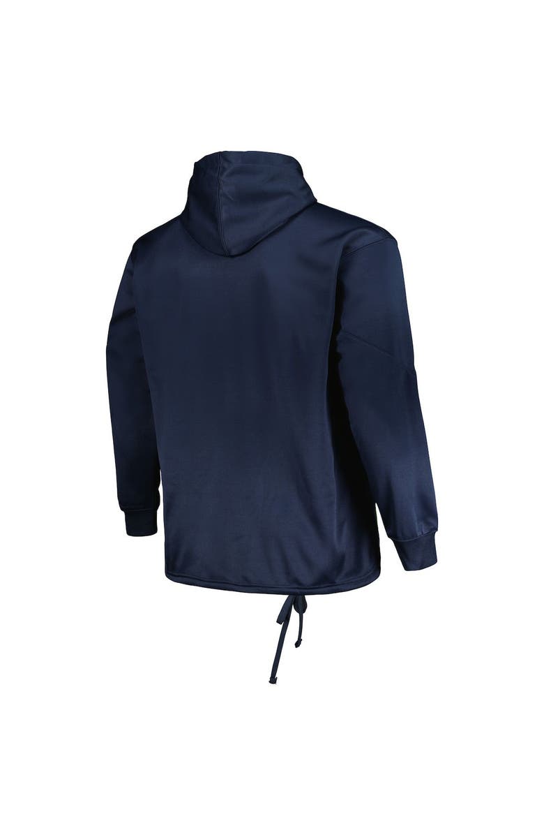 FANATICS Men's Fanatics Branded College Navy Seattle Seahawks Big & Tall Pullover Hoodie, Alternate, color, Navy