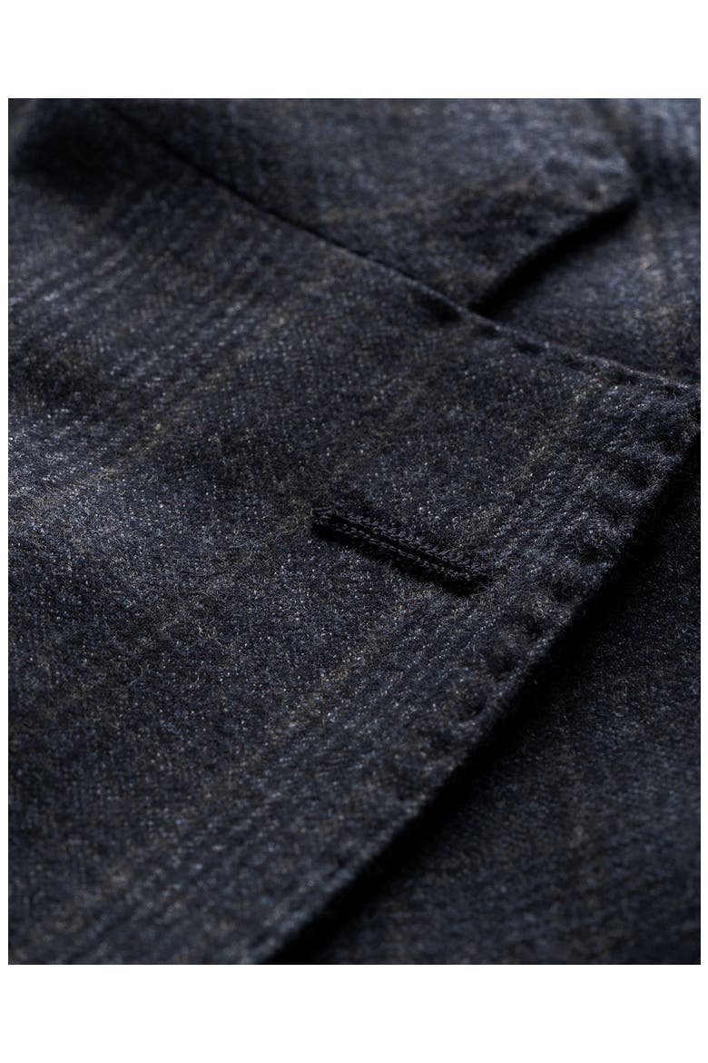 Check Wool Soft Sport Coat, Alternate, color, NAVY