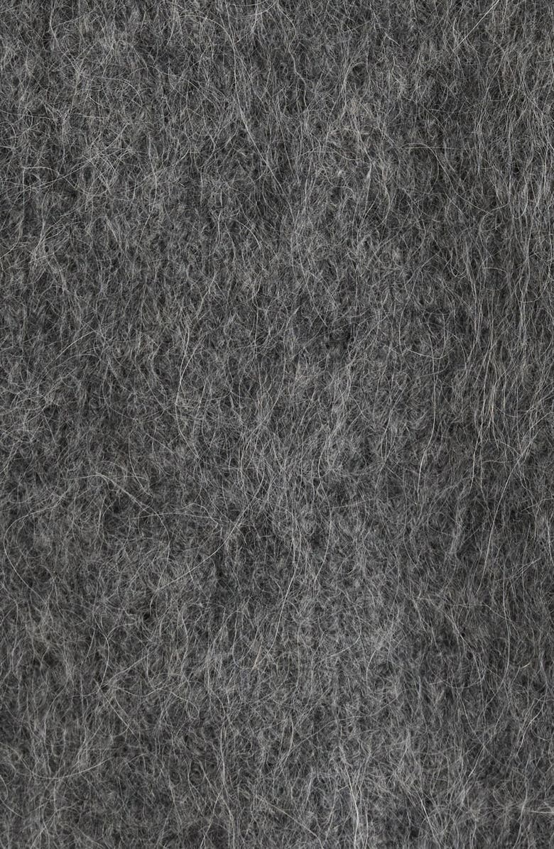 Marine Layer Suri Oversize Alpaca Blend Cardigan, Alternate, color, Charcoal