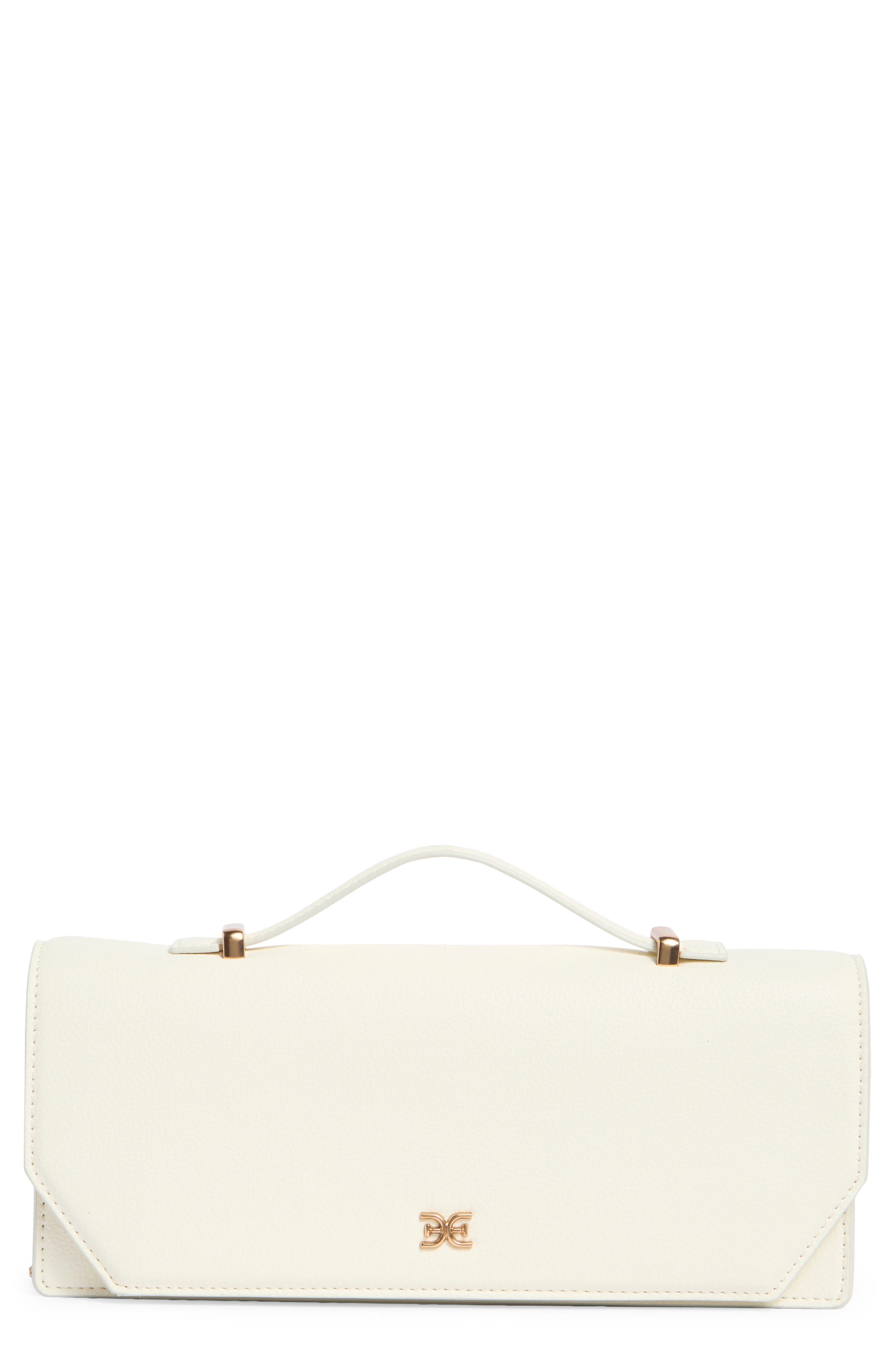 Sam Edelman Corrie Clutch, Main, color, Milky White