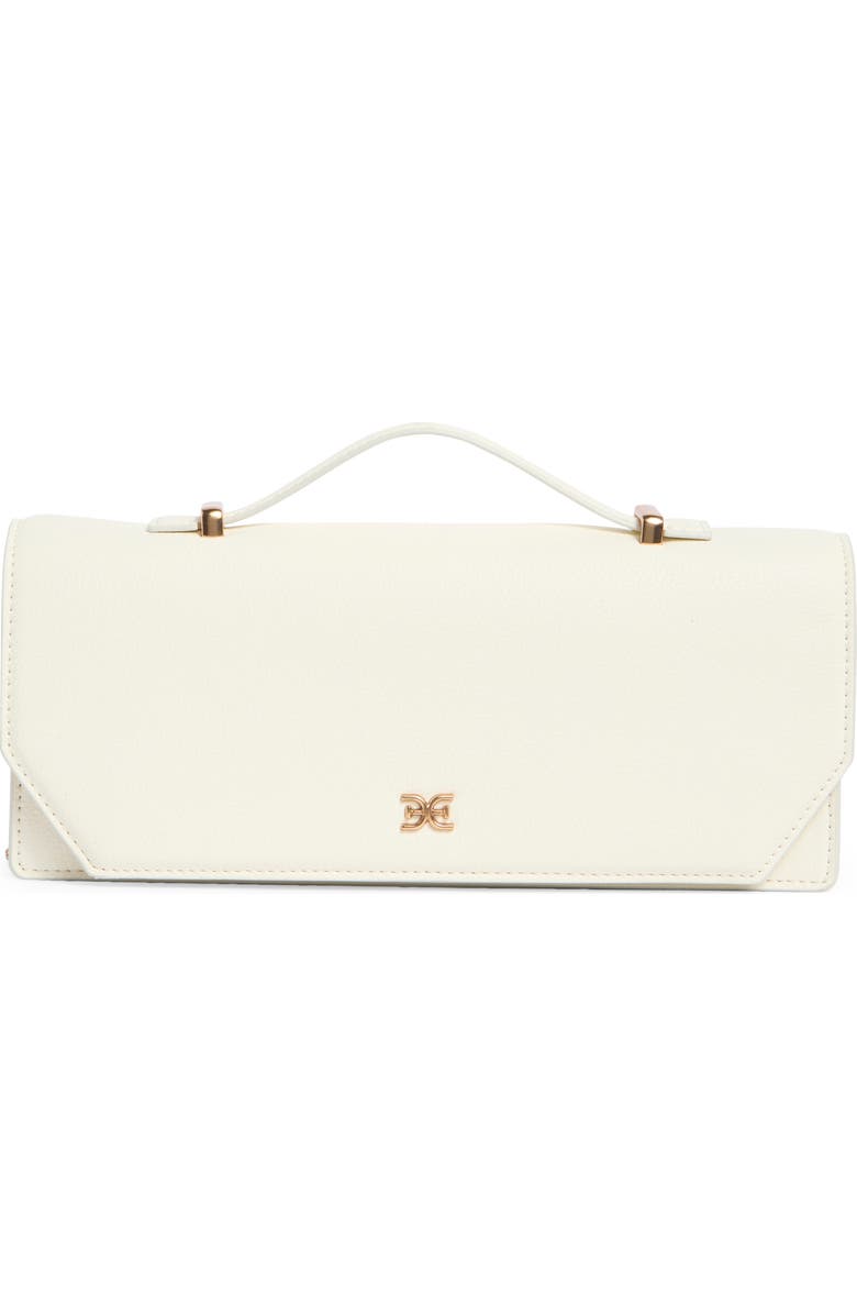 Sam Edelman Corrie Clutch, Main, color, Milky White