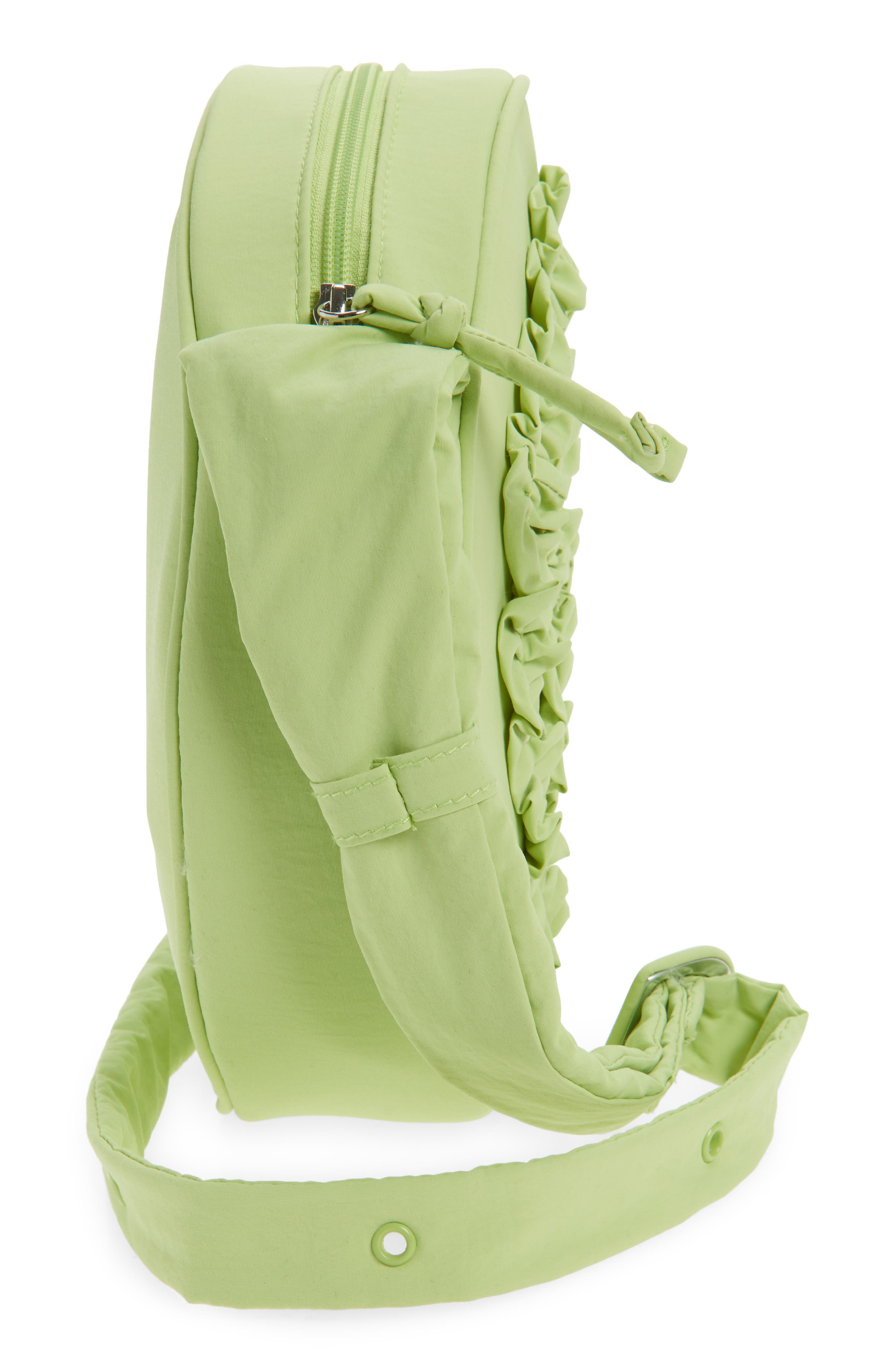 Damson Madder Rae Recycled Polyester Circle Crossbody Bag, Alternate, color, Green