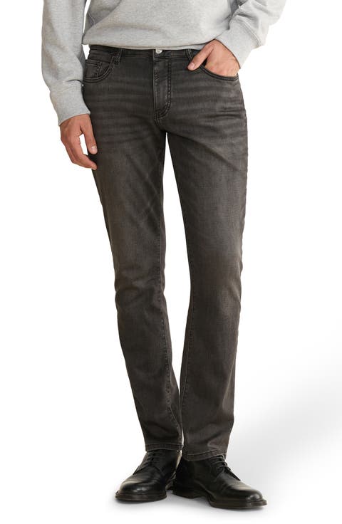 AMS Slim Knit Jeans (Faded Black)