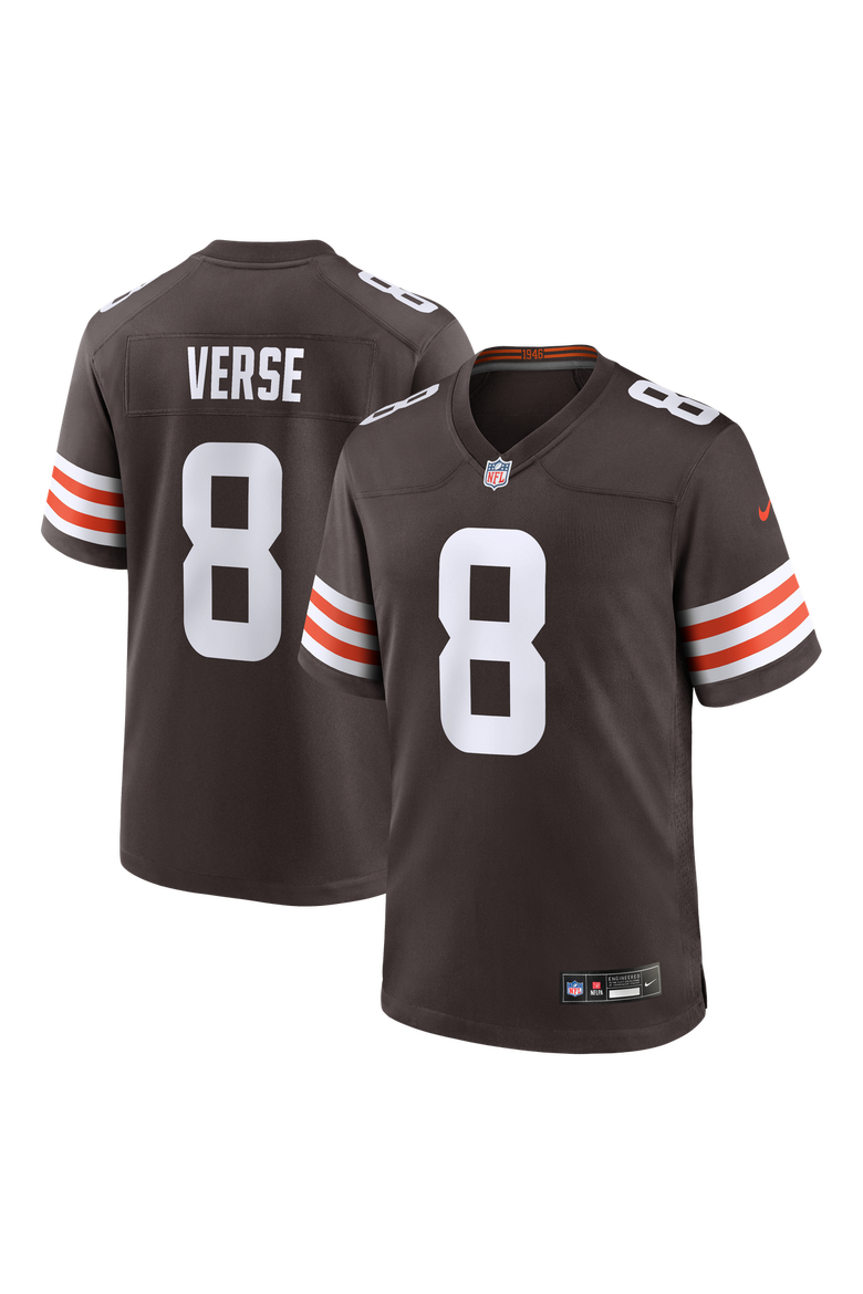 Youth Nike Jared Verse Brown Cleveland Browns Team Game Jersey, Main, color, Brown