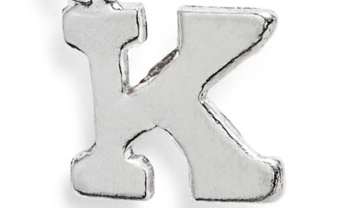 Nashelle Initial Pendant Necklace In Sterling Silver - K