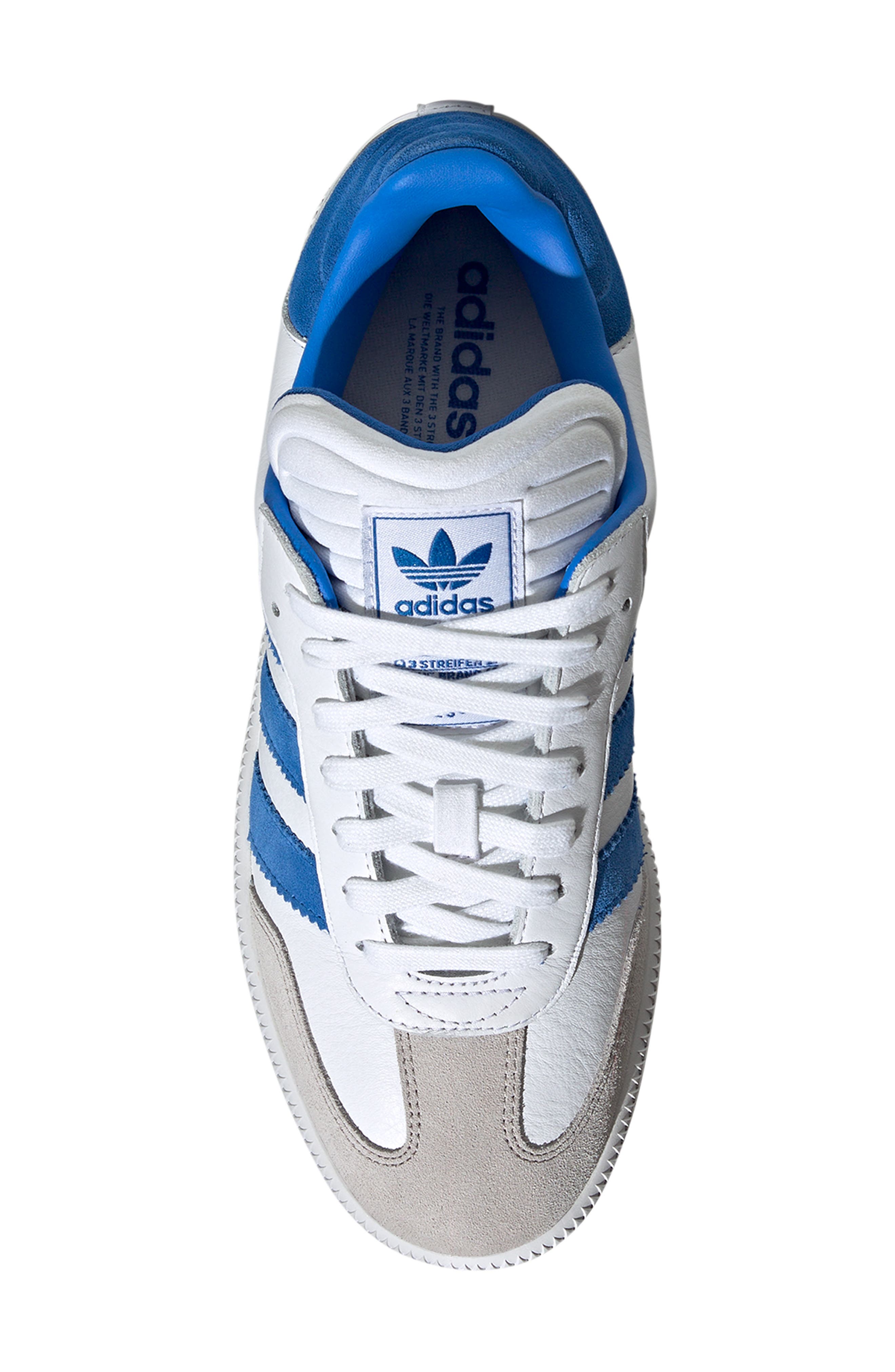 Gender Inclusive Samba XLG Sneaker, Alternate, color, WHITE/ ROYAL/ CLEAR GRANITE