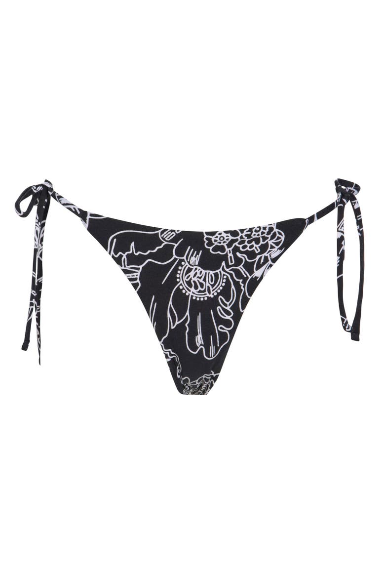 Sunning Bikini Bottoms, Alternate, color, BLACK