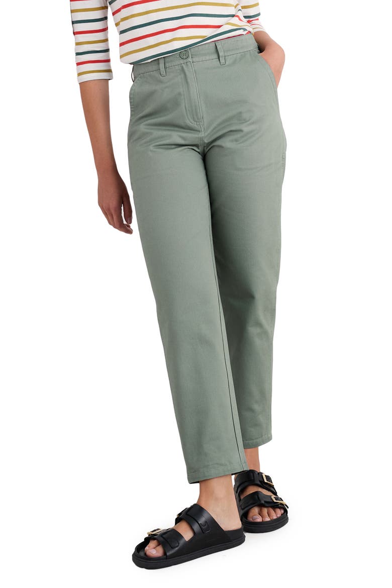 Mor Path Organic Cotton Ankle Straight Leg Pants, Main, color, BALSAM