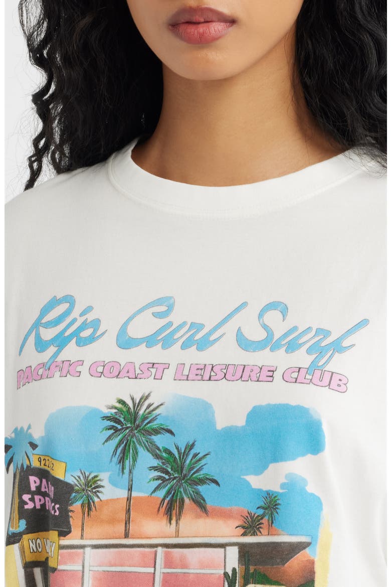 Pacific Coast Leisure Club Graphic T-Shirt, Alternate, color, BONE