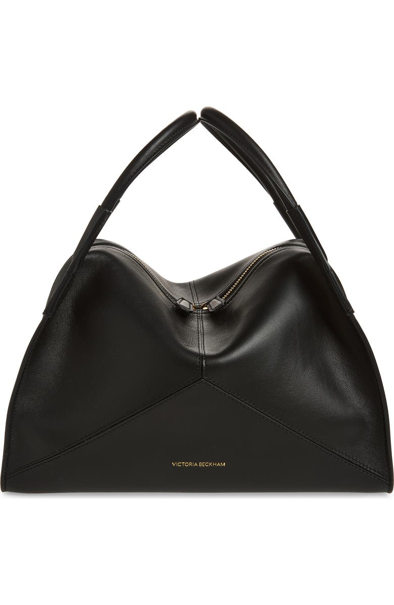 Victoria Beckham The Plié Top Handle Bag, Main, color, Black