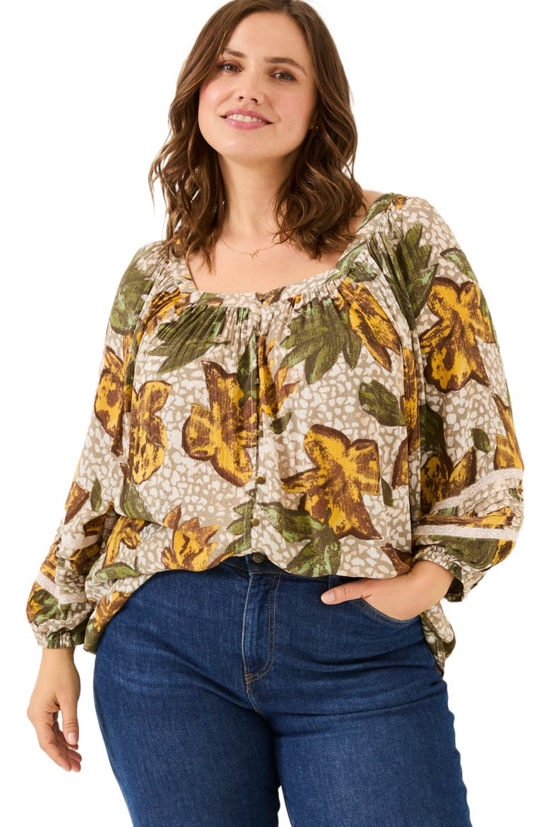 Plus Size Caitlin Tunic, Main, color, Natural