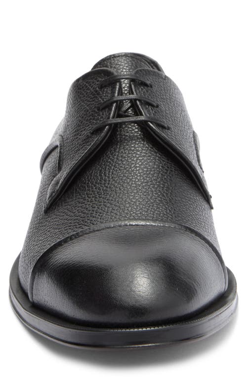 Hugo Boss Derrek Leather Derby In Black