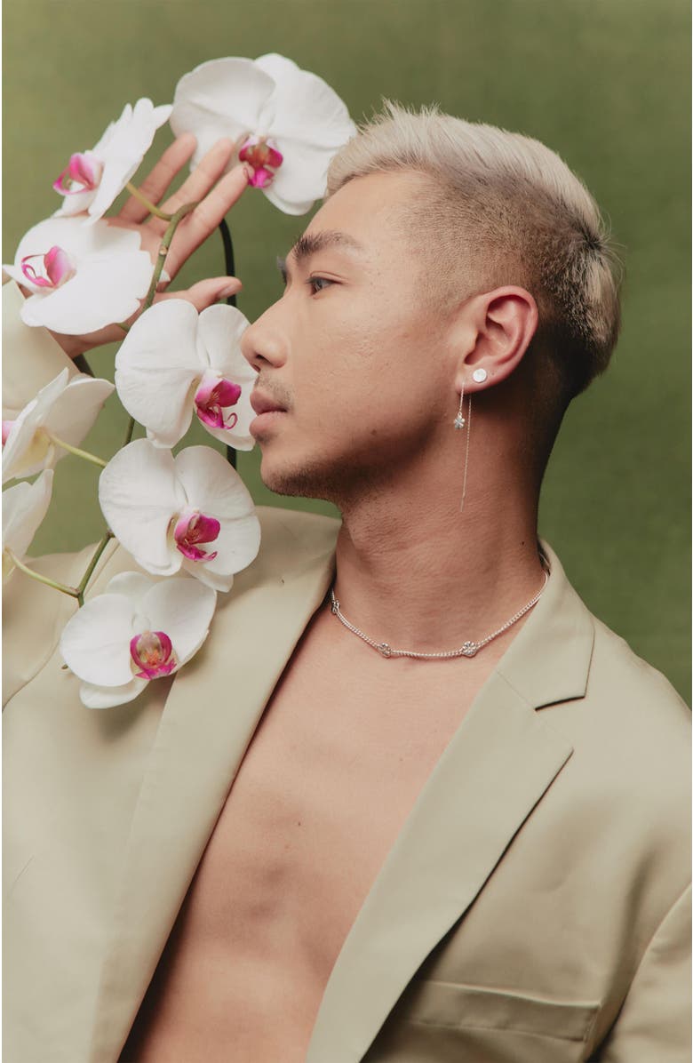 LOUPN Taegeuk Peace Earrings, Alternate, color, 