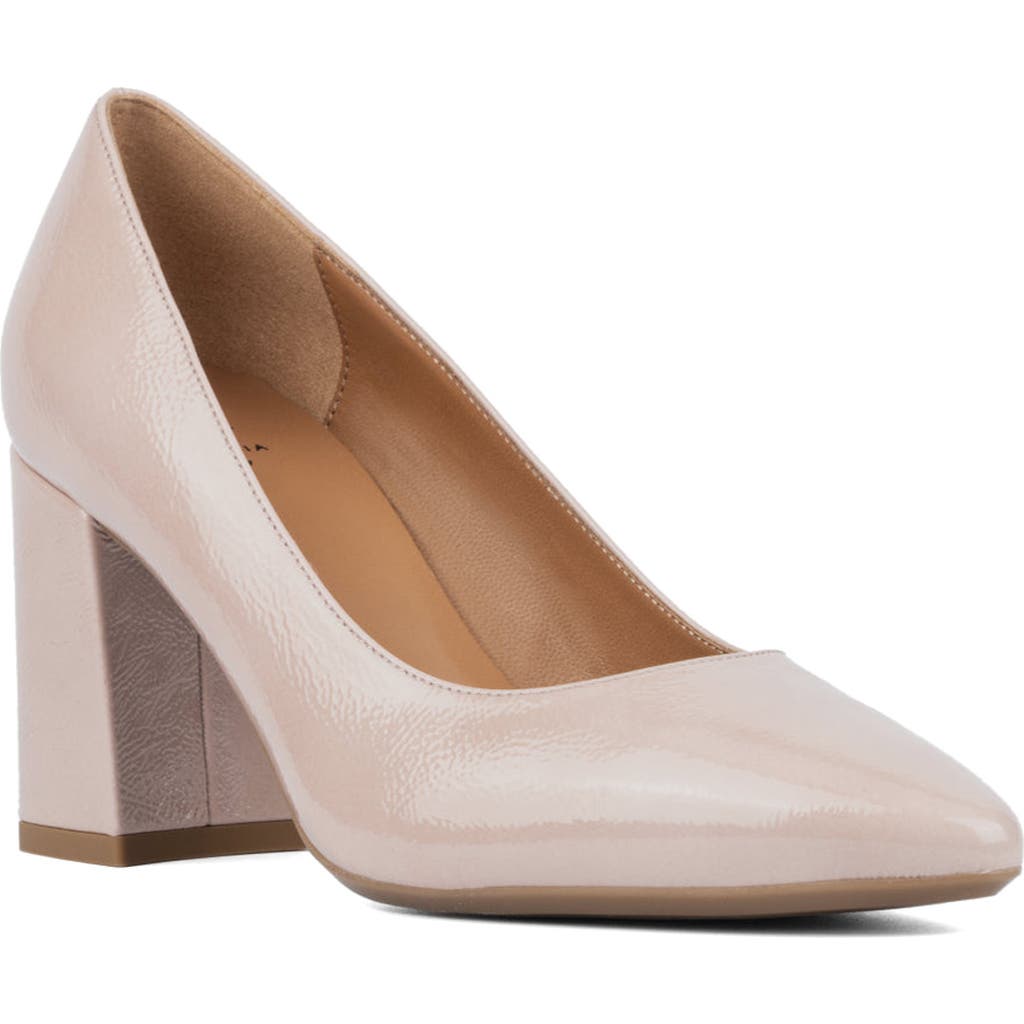 Aquatalia Peony Pointed Toe Pump In Beige