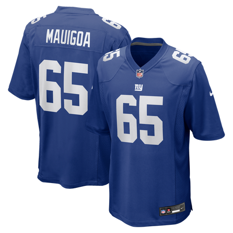 Men's Nike Francis Mauigoa Royal New York Giants 2026 NFL Draft First Round Pick No. 10 Team Game Jersey