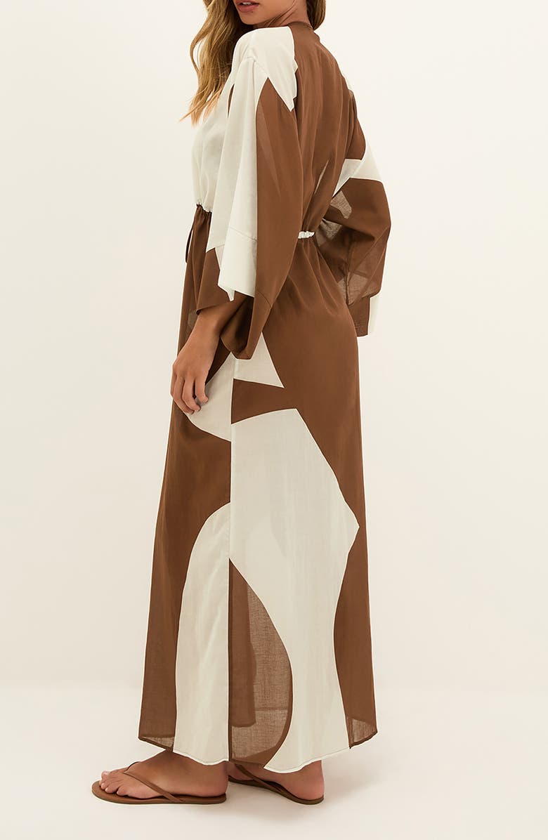 ViX Paula Hermanny Balance Yumi Long Sleeve Cover-Up, Alternate, color, Multi