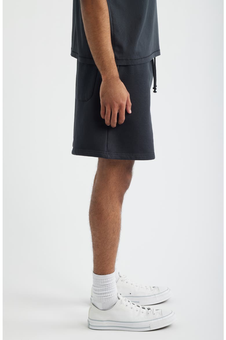 Core Sweatshorts, Alternate, color, VINTAGE BLACK