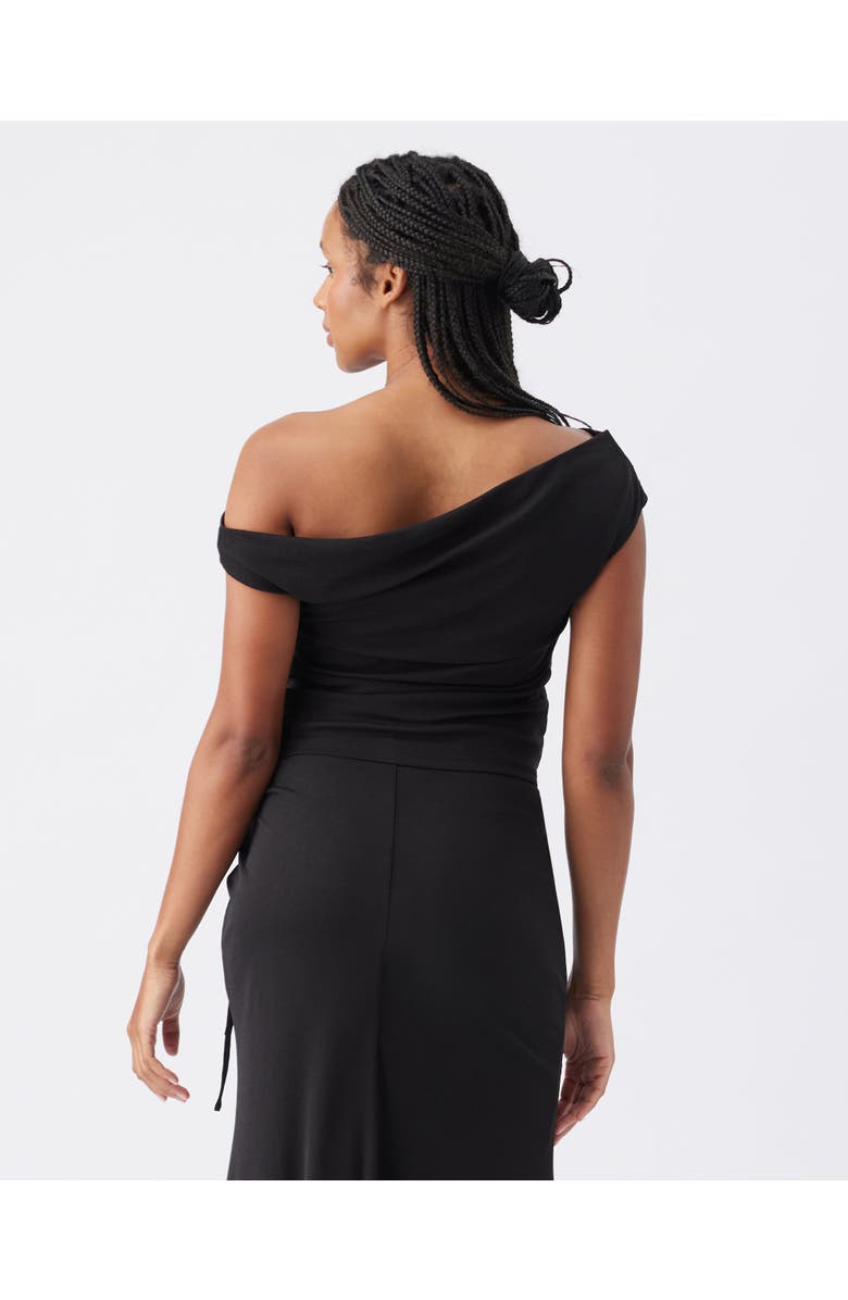 Ripe Maternity Rhi Off Shoulder Top, Alternate, color, Black