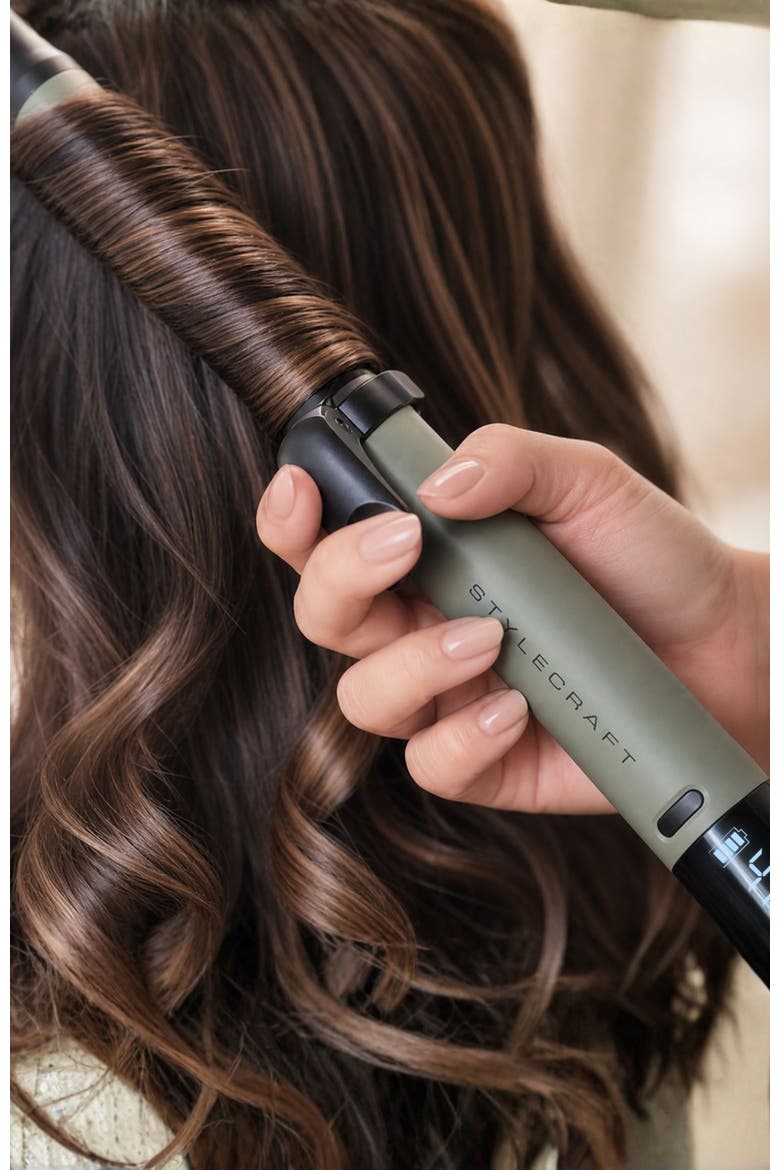 Sage Cordless Curling Iron Wand, Alternate, color, Sage