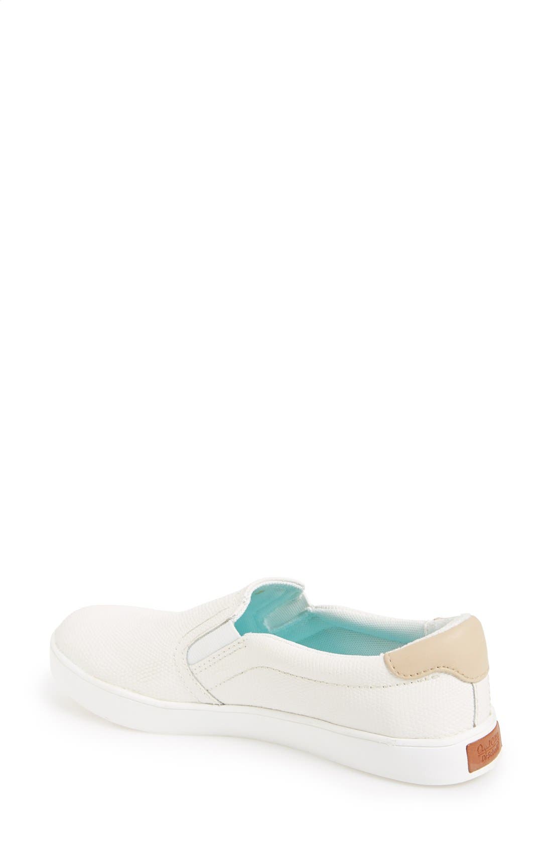 Original Collection 'Scout' Slip On Sneaker, Alternate, color, IVORY/ TAUPE LEATHER