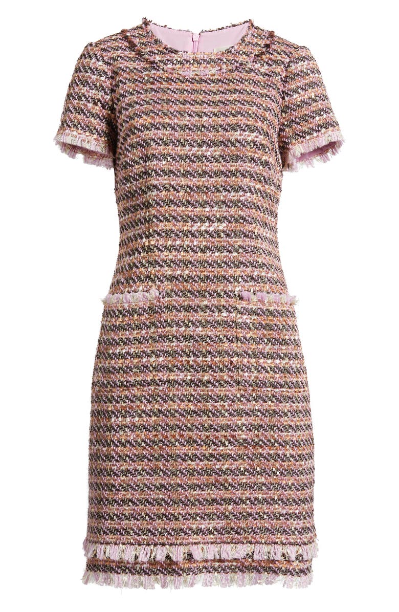 Eliza J Tweed Sheath Dress, Alternate, color, 