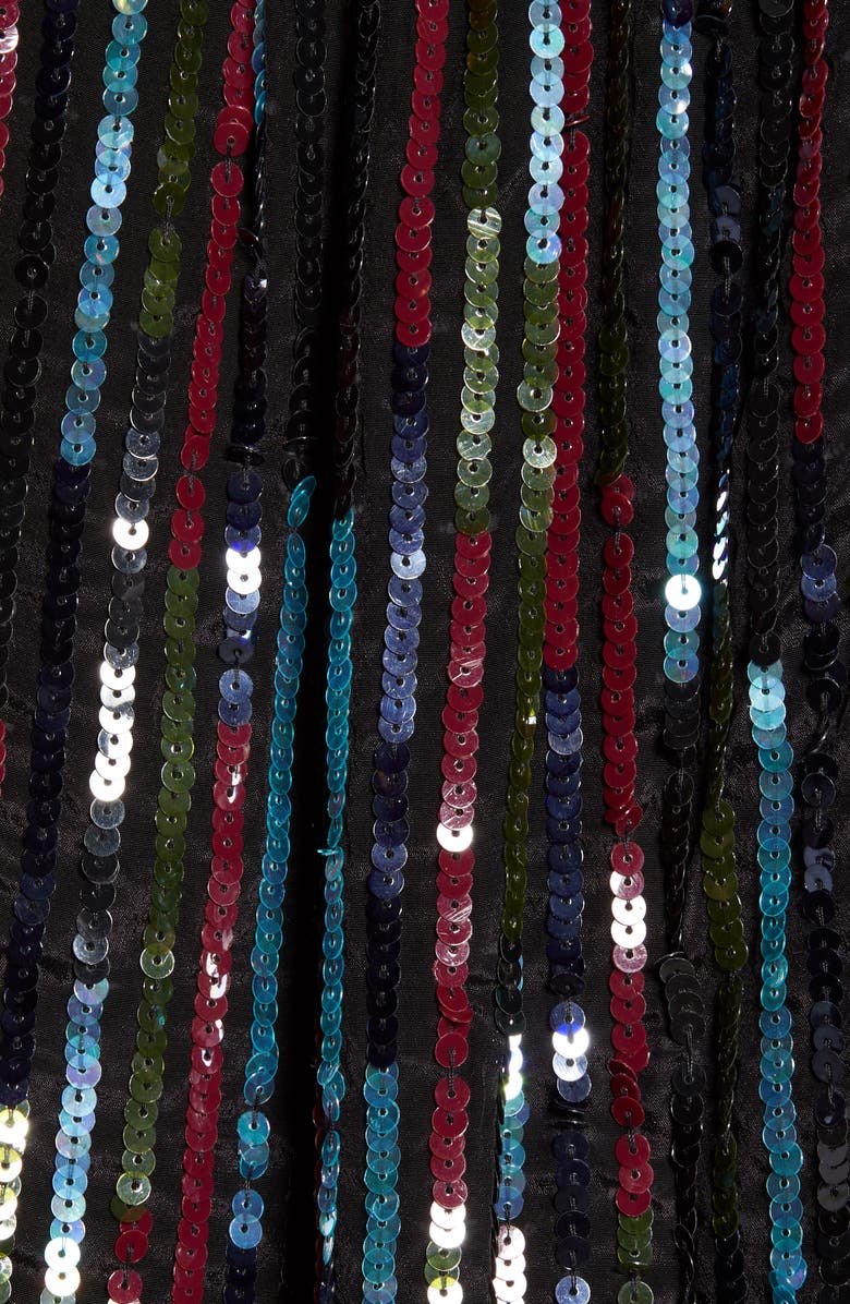 Velvet by Graham & Spencer Multicolor Sequin Short Sleeve Top, Alternate, color, 