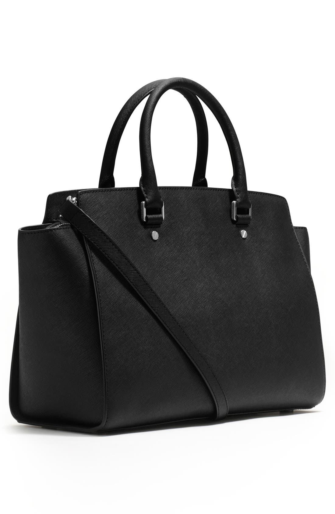 MICHAEL Michael Kors 'Large Selma' Zip-Top Satchel, Alternate, color, 