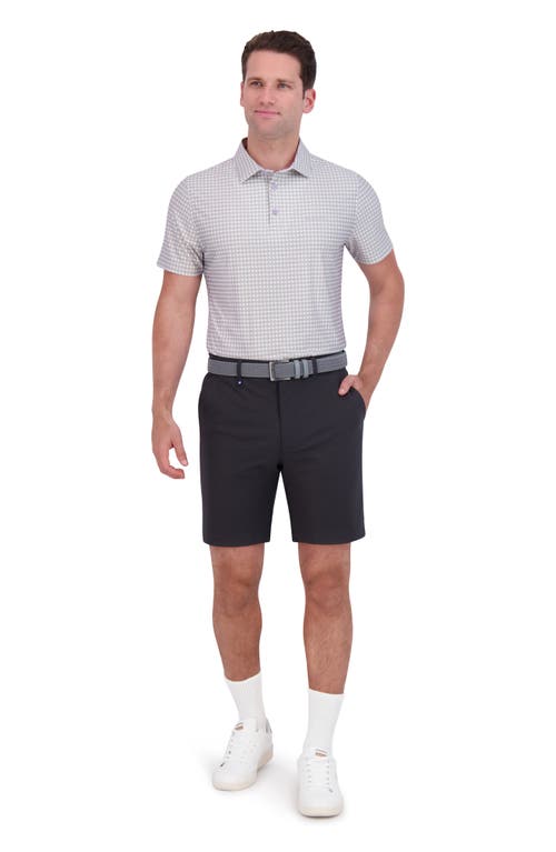 Ben Sherman Optic Geo Tech Jersey Golf Polo In Lavender