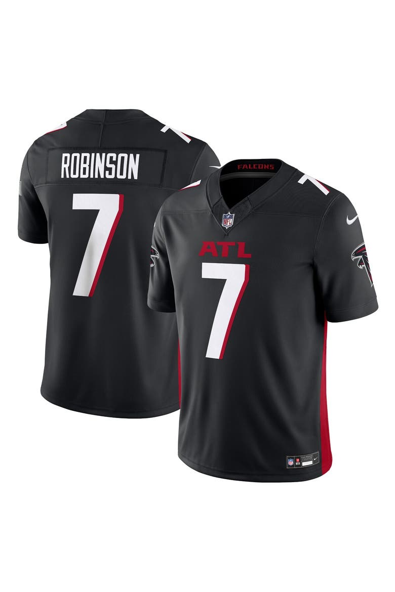 Men's Nike Bijan Robinson Black Atlanta Falcons Vapor F.U.S.E. Limited Jersey, Alternate, color, Black