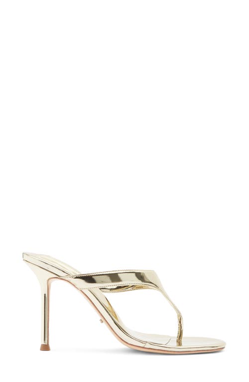 Tony Bianco Dynasty Flip Flop In Gold