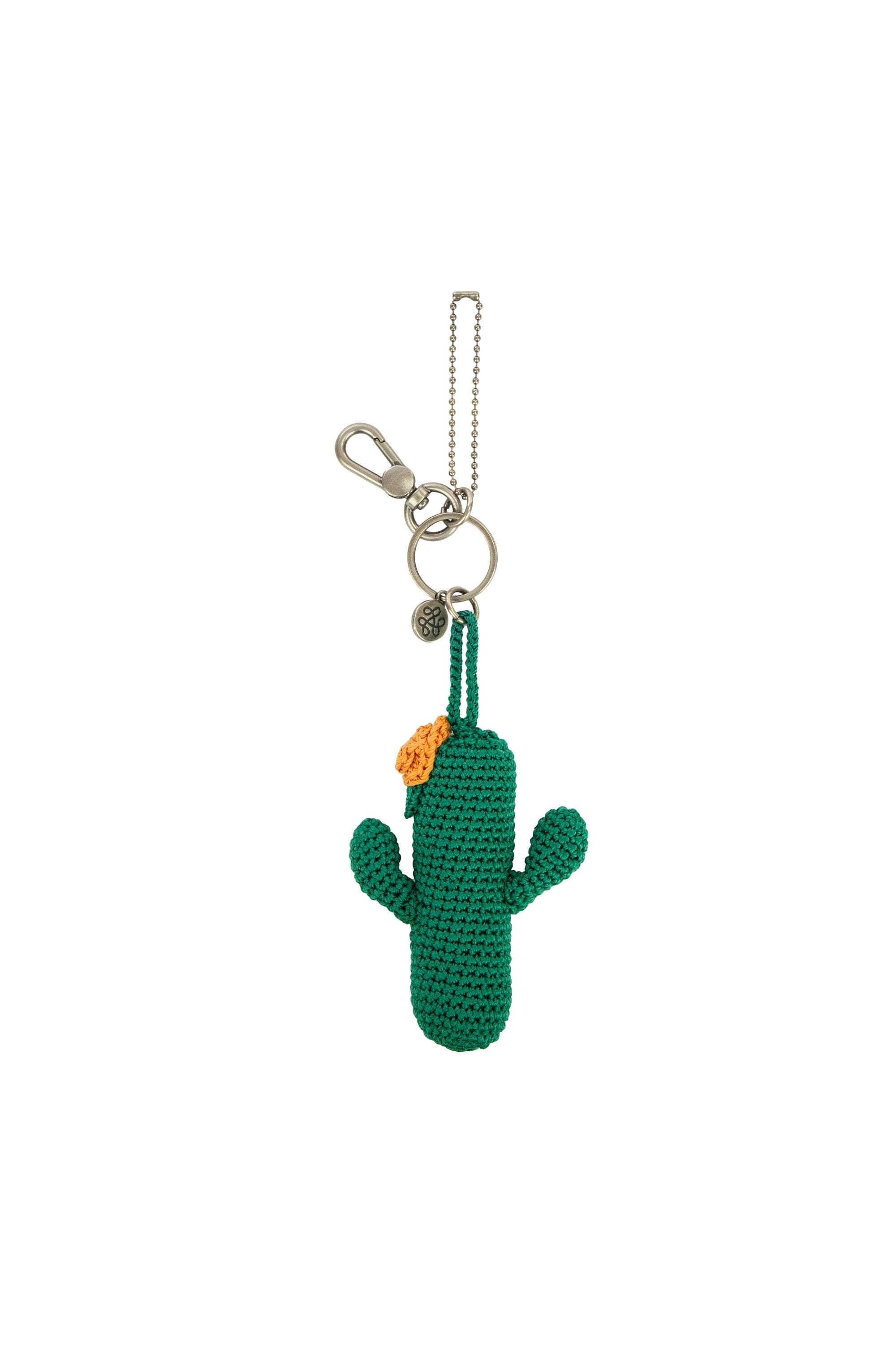The Sak Yarnicharmz Hand Crochet Dangle - Cactus, Alternate, color, 