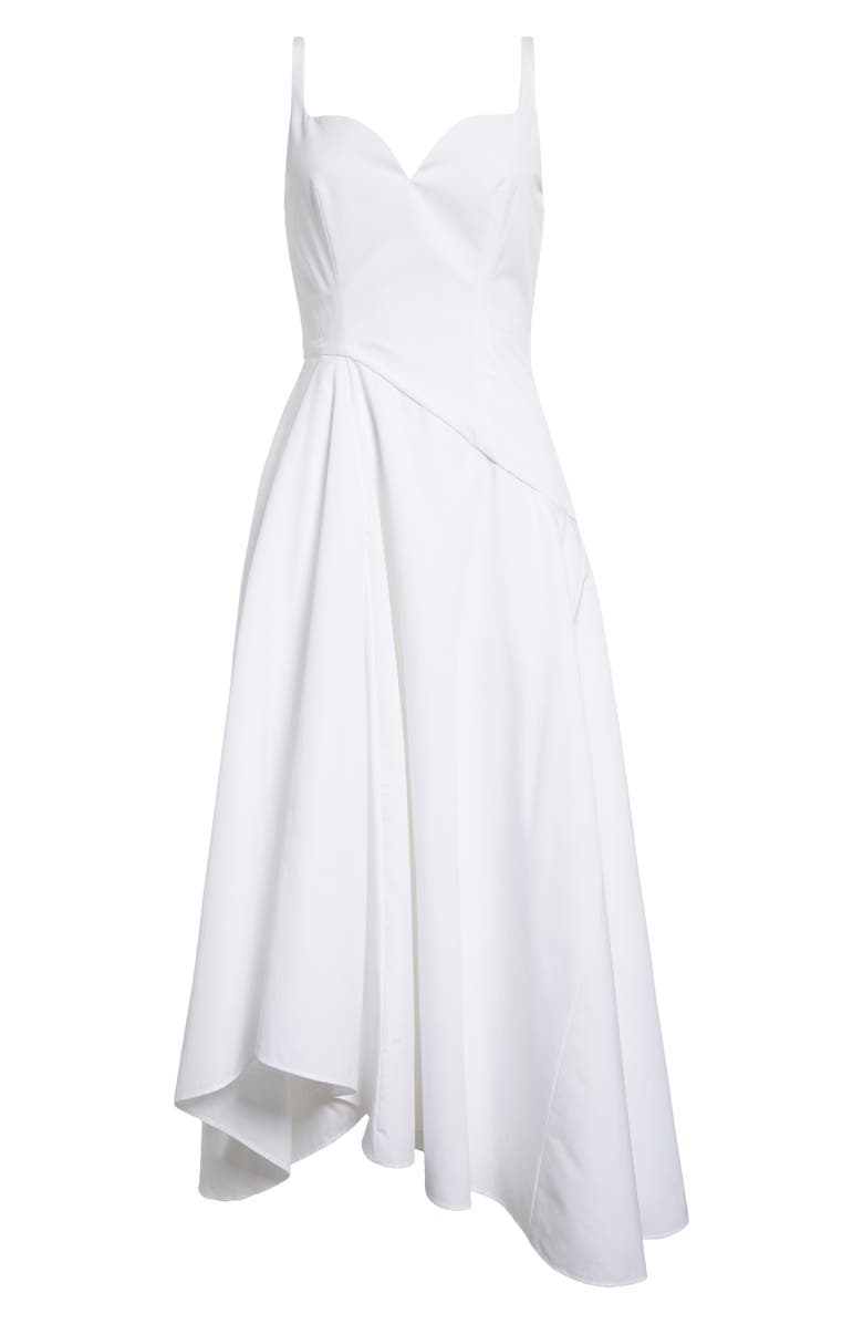 McQueen Cotton Poplin Midi Dress, Alternate, color,