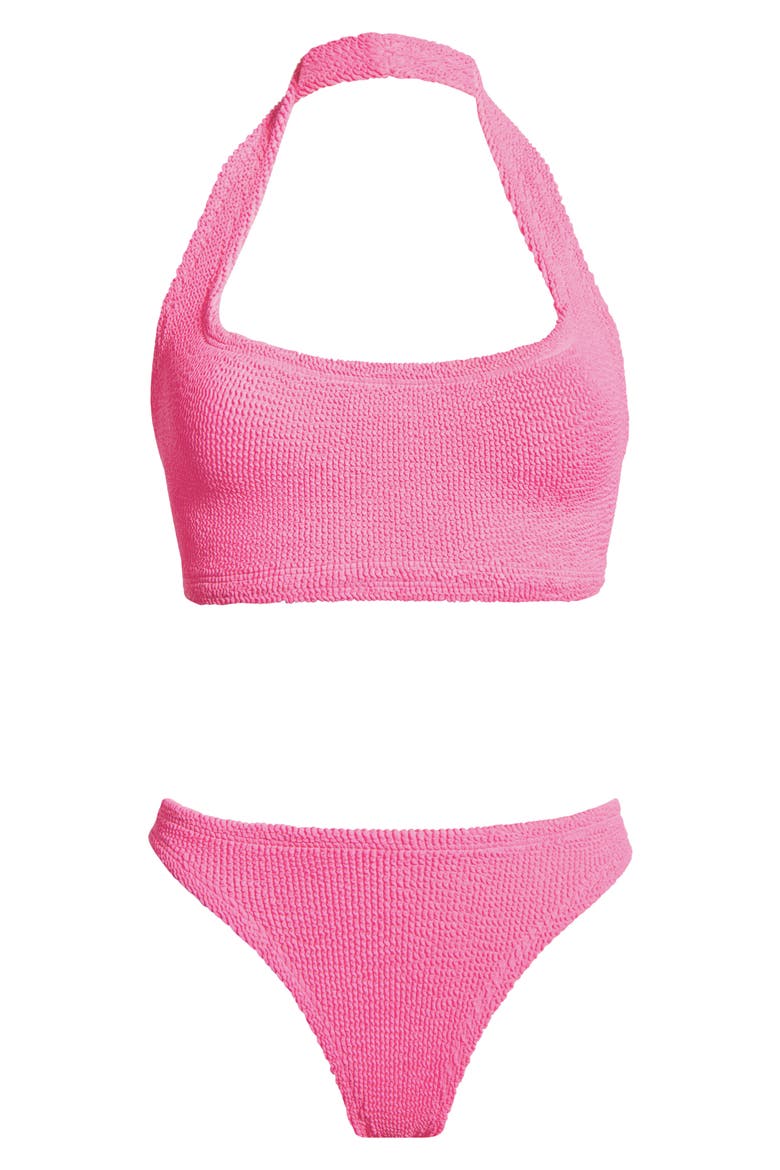 Sandy Halter Two-Piece Swimsuit, Alternate, color, BUBBLEGUM