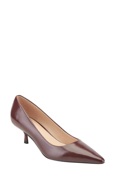 Calynna Pointed Toe Kitten Heel Pump