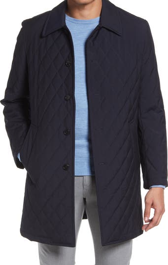 Navy blue car coat best sale